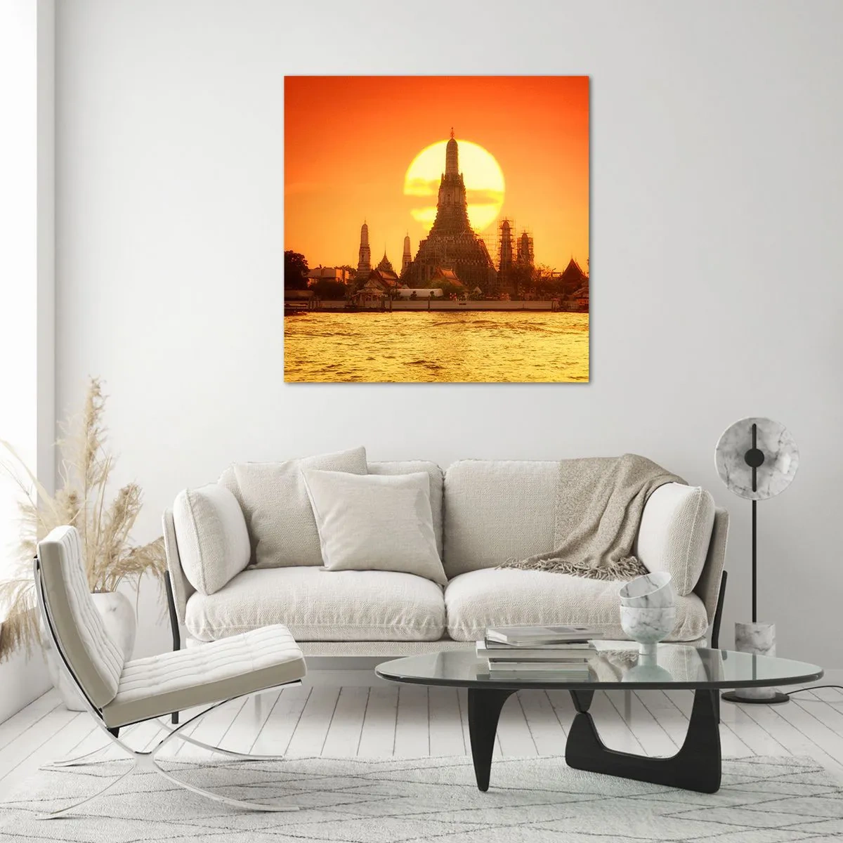 Cuadro sobre vidrio - Impresiones sobre Vidrio - Hacia el sol, siempre hacia el sol - 60x60 cm