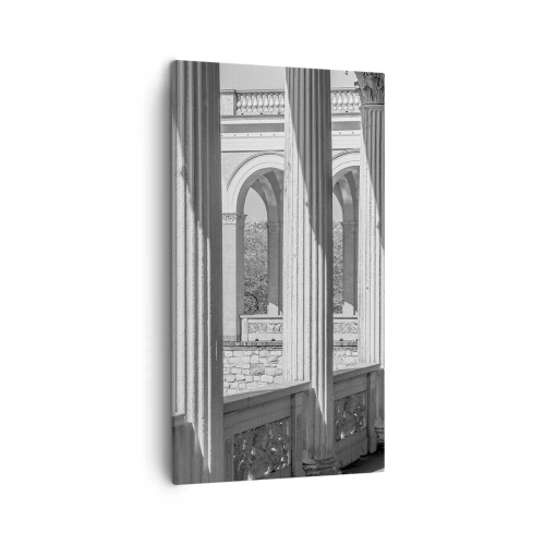 Cuadro sobre lienzo - Impresión de Imagen - Galería soleada - 45x80 cm