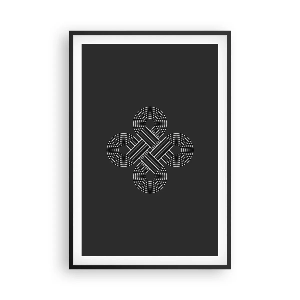Póster en marco negro - El espíritu celta - 61x91 cm