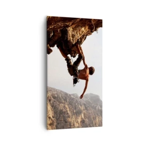 Cuadro sobre lienzo - Impresión de Imagen - Un mundo en la roca - 55x100 cm