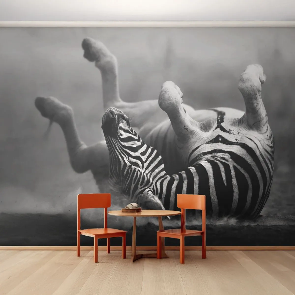 Fotomural Standard Eco - No solo un caballo se reiría - animales, costillas, Naturaleza - 200x140 cm