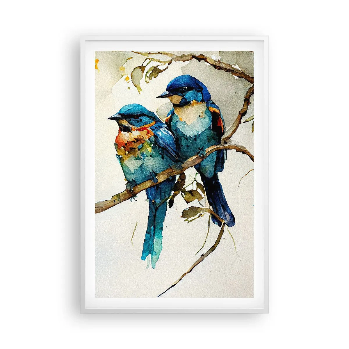 Póster en marco blanco - ¿Ofendido? - 61x91 cm