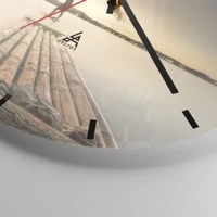 Esfera sin numeración, con rayas