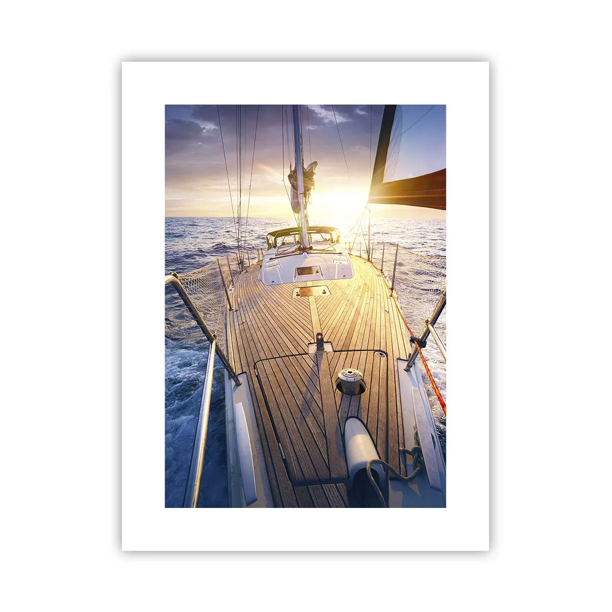 Póster - Corriendo sobre las olas - 30x40 cm