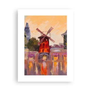 Póster - Iconos parisinos - Moulin Rouge - 30x40 cm