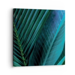 Cuadro sobre lienzo - Impresión de Imagen - Anatomía del verde - 30x30 cm