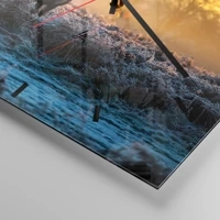 Esfera sin numeración, con rayas