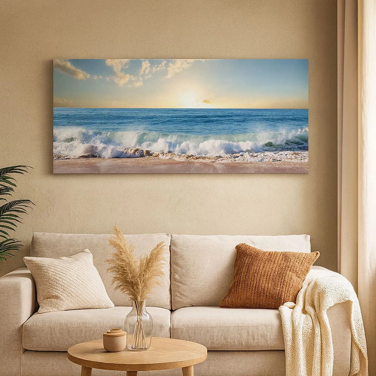 Cuadro sobre lienzo - Impresión de Imagen - Movimiento y quietud al mismo tiempo - 100x40 cm