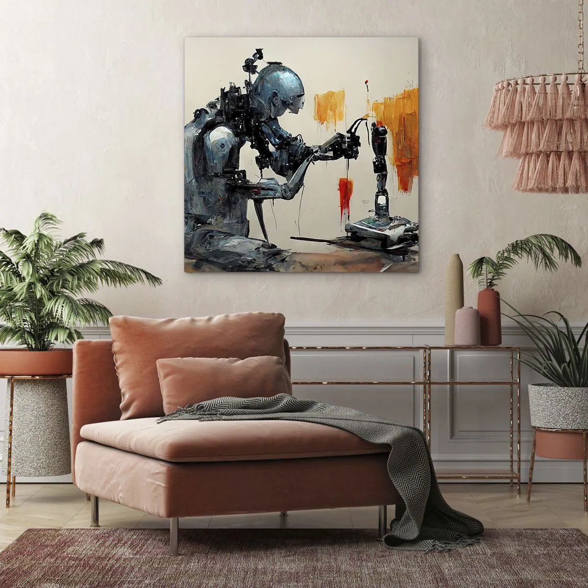 Cuadro sobre lienzo - Impresión de Imagen - Próximamente... - 70x70 cm