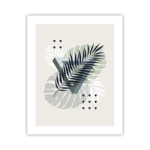 Póster - Naturaleza y geometría - 40x50 cm