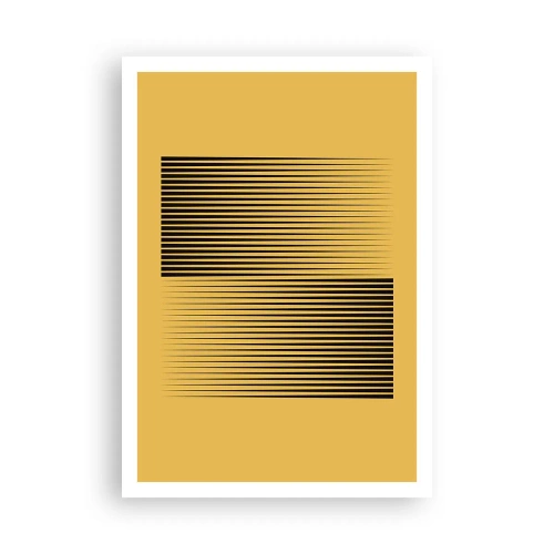 Póster - Cuadrado de opuestos - 70x100 cm