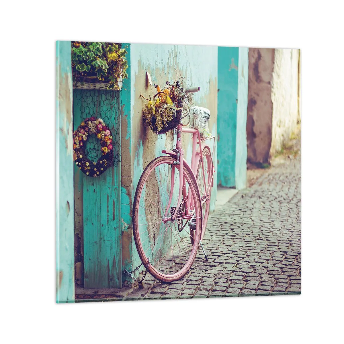 Cuadro sobre vidrio - Impresiones sobre Vidrio - Ahora mismo vuelvo - 40x40 cm