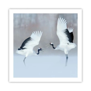 Póster - Danza en la niebla - 60x60 cm