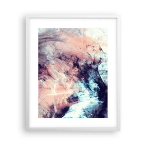 Póster en marco blanco - Siente el viento - 40x50 cm