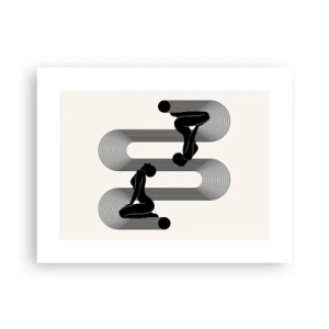 Póster - Simetría sensual - 40x30 cm