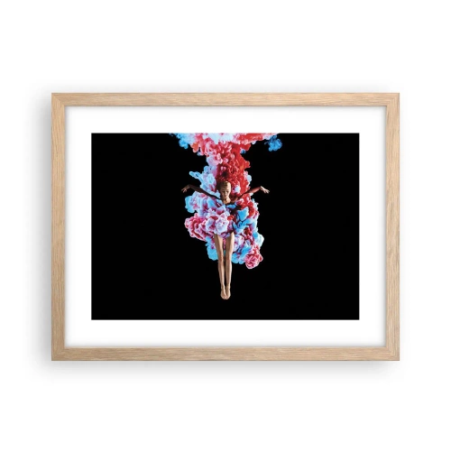 Póster en marco roble claro - En plena floración - 40x30 cm