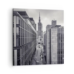 Cuadro sobre lienzo - Impresión de Imagen - Valle de Varsovia - 60x60 cm