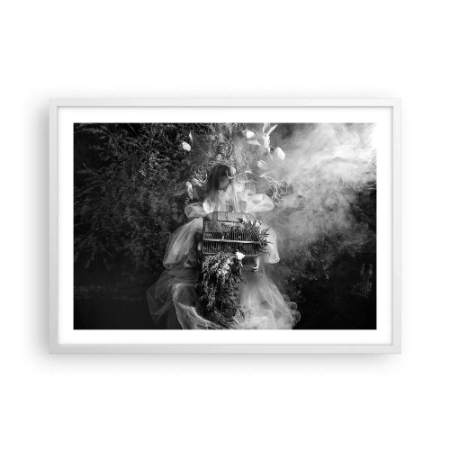 Póster en marco blanco - La madre misma - La naturaleza - 70x50 cm