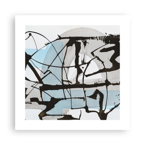 Póster - Azul a pesar de todo - 40x40 cm