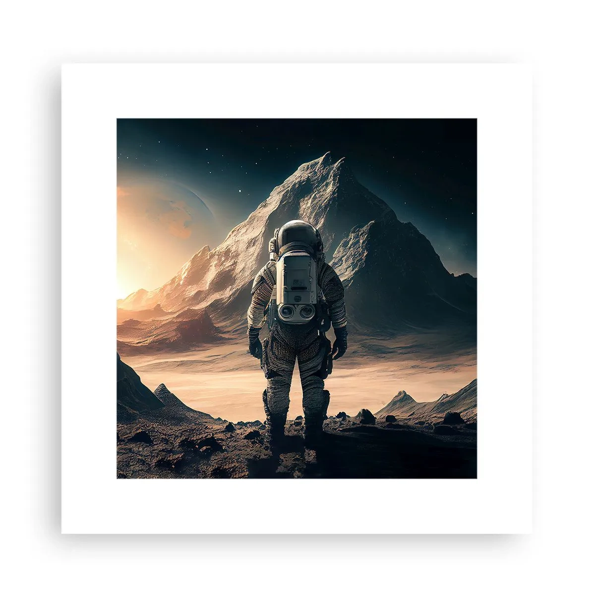 Póster - Un nuevo reto - 30x30 cm