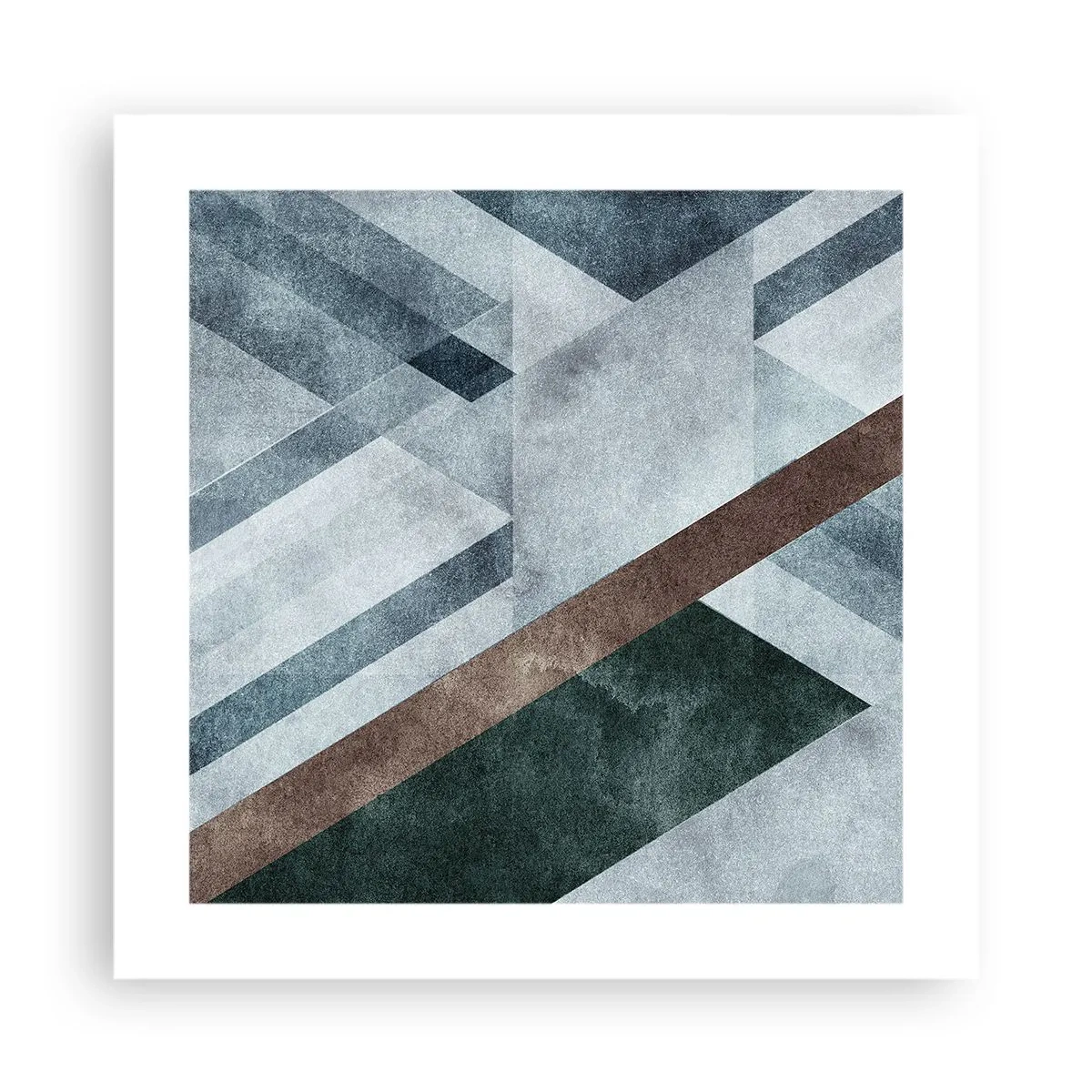 Póster - Sofisticada elegancia de la geometría - 40x40 cm