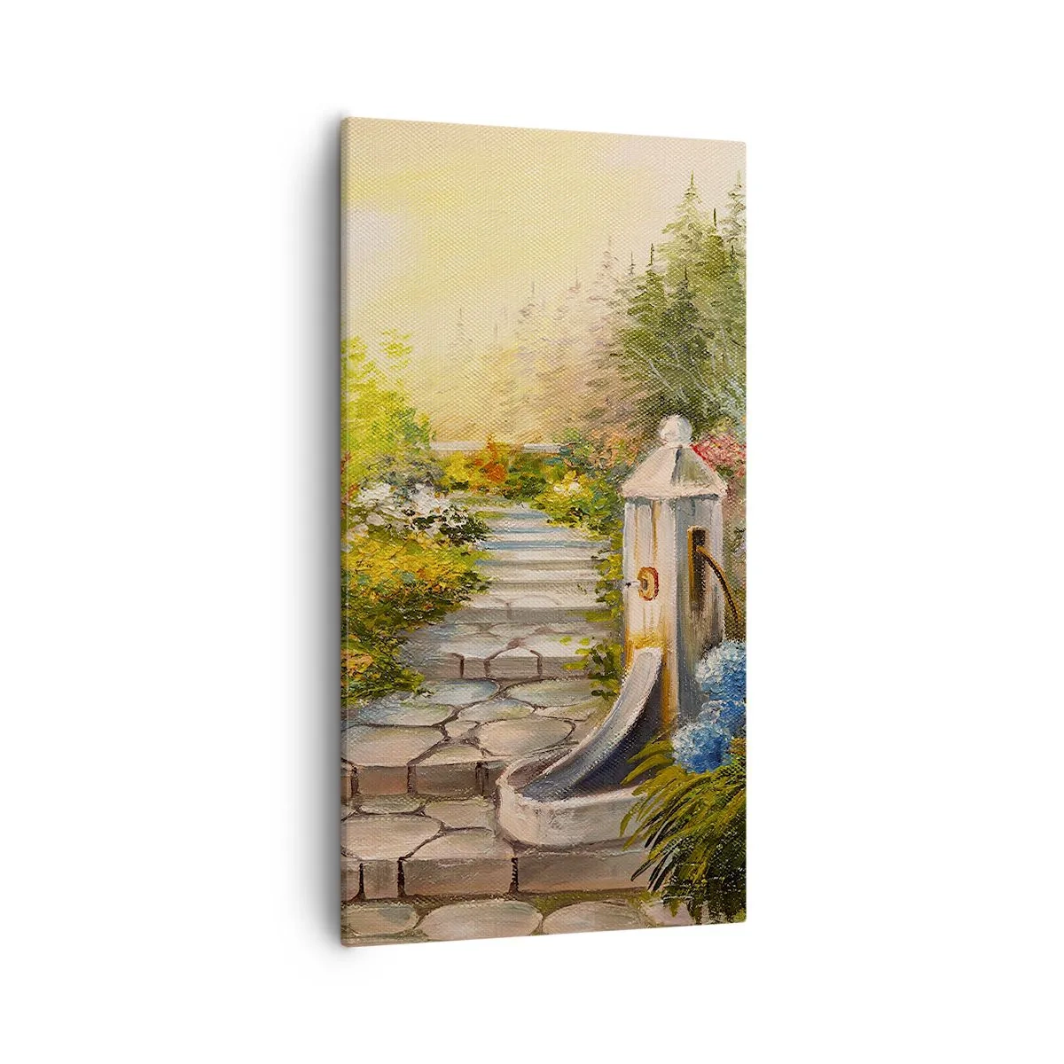 Cuadro sobre lienzo - Impresión de Imagen - En plena floración - 55x100 cm