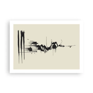 Póster - Abstracción apresurada - 70x50 cm