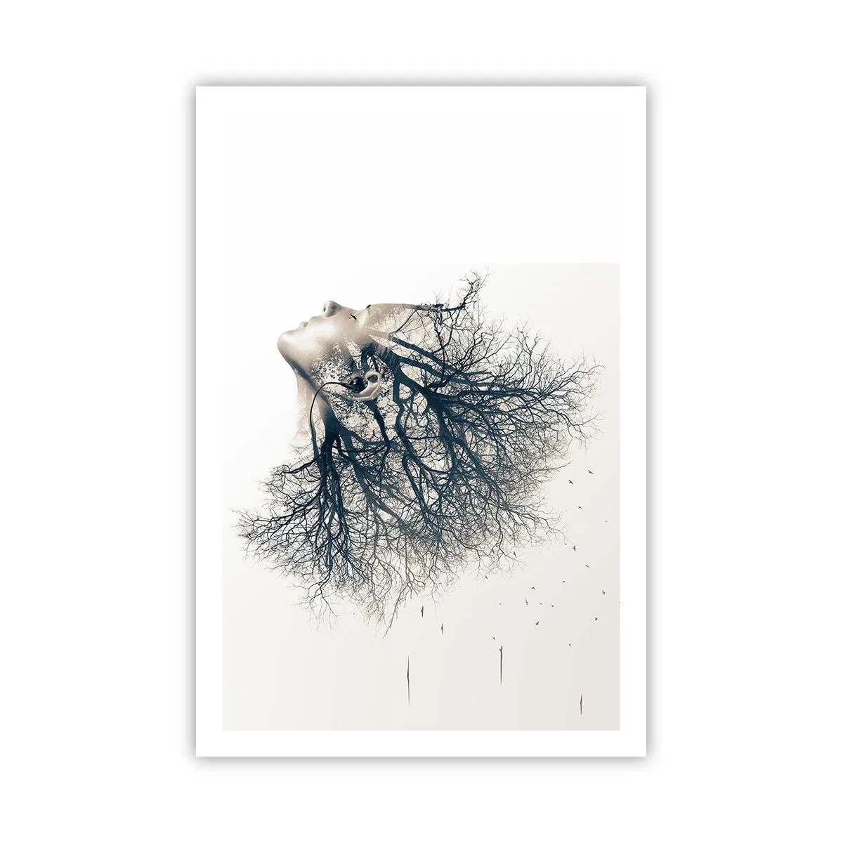 Póster - Escuchando el susurro de un árbol - 61x91 cm