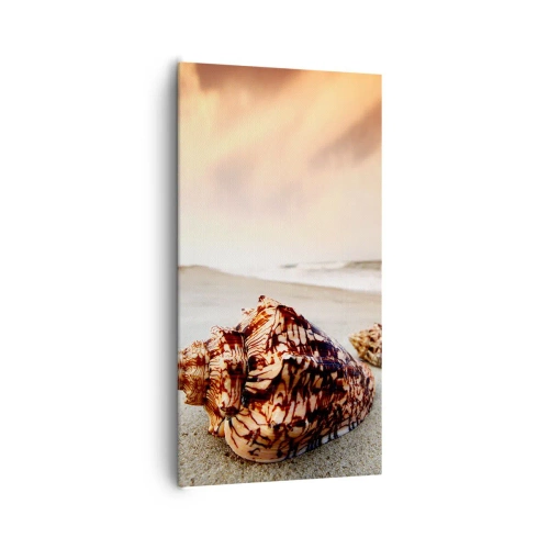 Cuadro sobre lienzo - Impresión de Imagen - Los exiliados de las olas - 65x120 cm