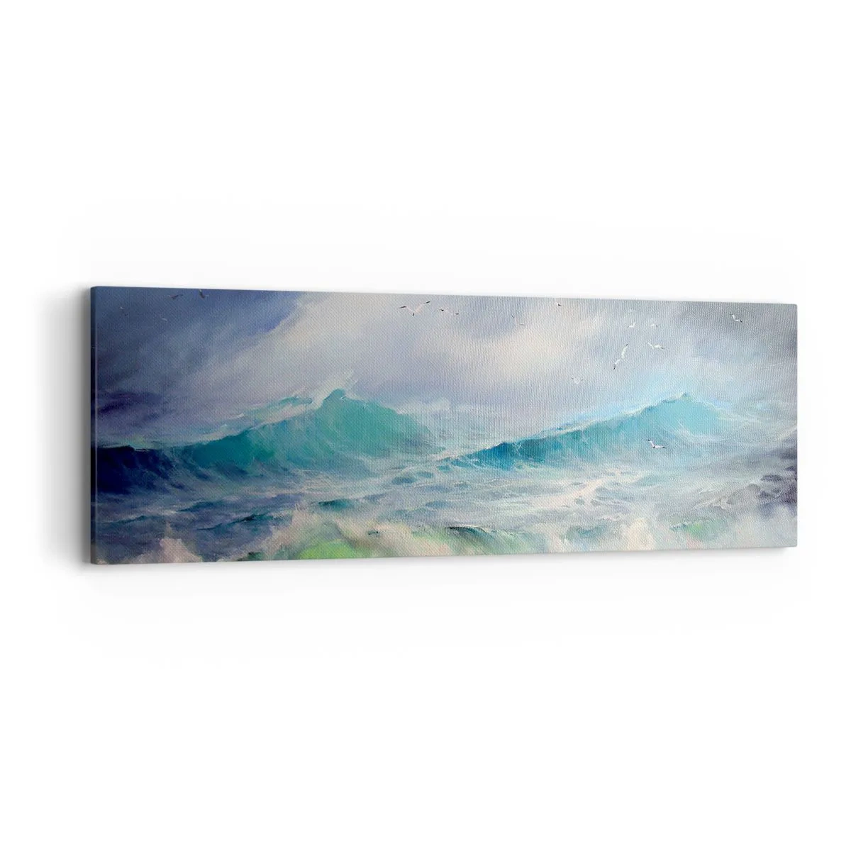 Cuadro sobre lienzo - Impresión de Imagen - La fuerza del viento - 90x30 cm