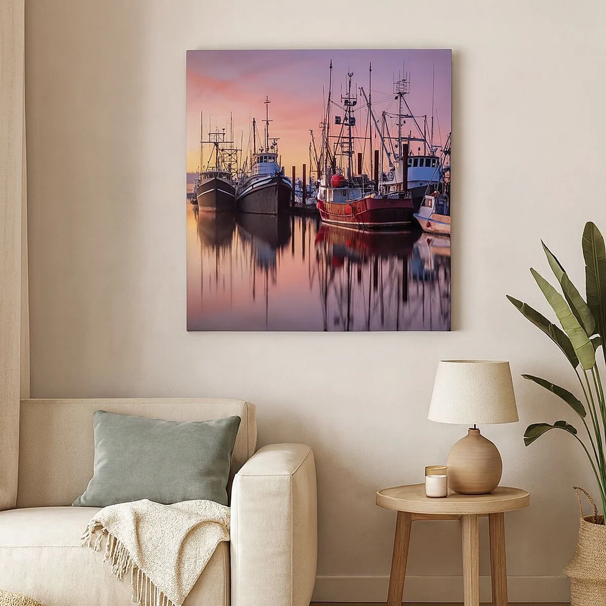 Cuadro sobre lienzo - Impresión de Imagen - Descanso antes de partir - 30x30 cm