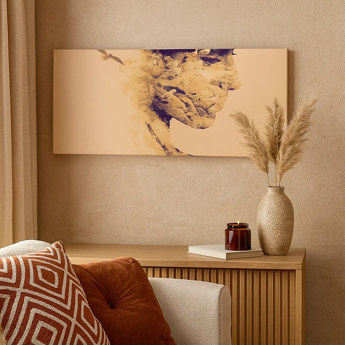 Cuadro sobre lienzo - Impresión de Imagen - Hermosa por naturaleza - 30x30 cm