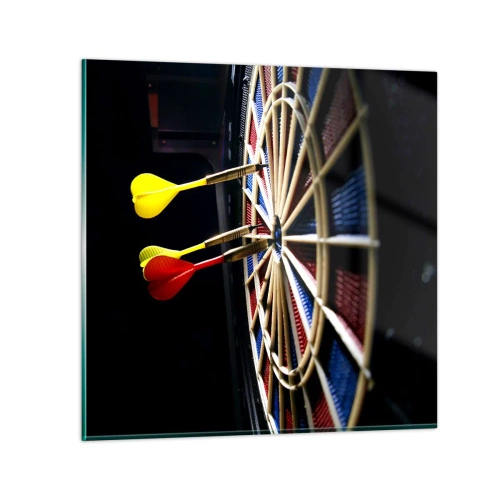Cuadro sobre vidrio - Impresiones sobre Vidrio - En el blanco - 50x50 cm