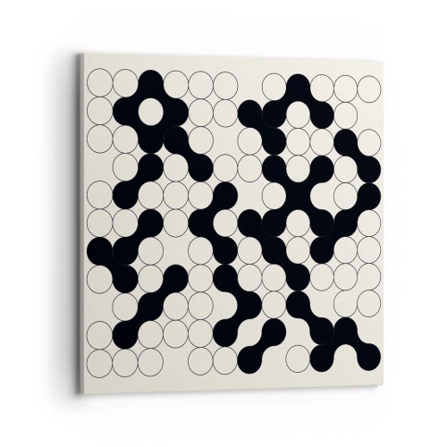 Cuadro sobre lienzo - Impresión de Imagen - Juego chino - una variación - 70x70 cm
