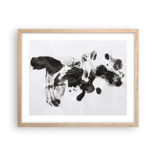 Póster en marco roble claro - ¿Un método en la locura? - 50x40 cm