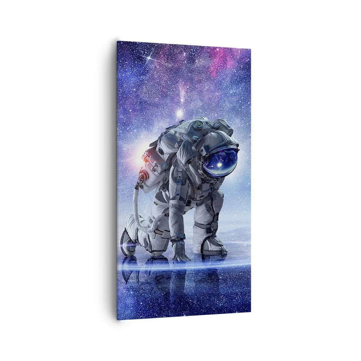 Cuadro sobre lienzo - Impresión de Imagen - Cielo estrellado sobre mí - 65x120 cm