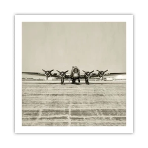 Póster - Como siempre, preparado - 60x60 cm