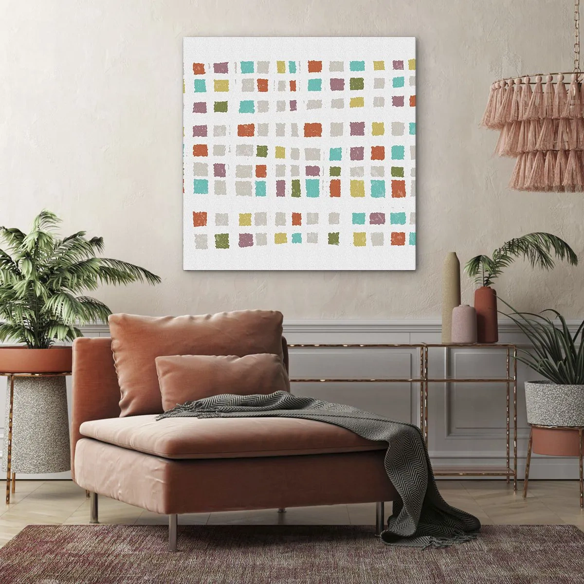 Cuadro sobre lienzo - Impresión de Imagen - Juego desconocido - 40x40 cm