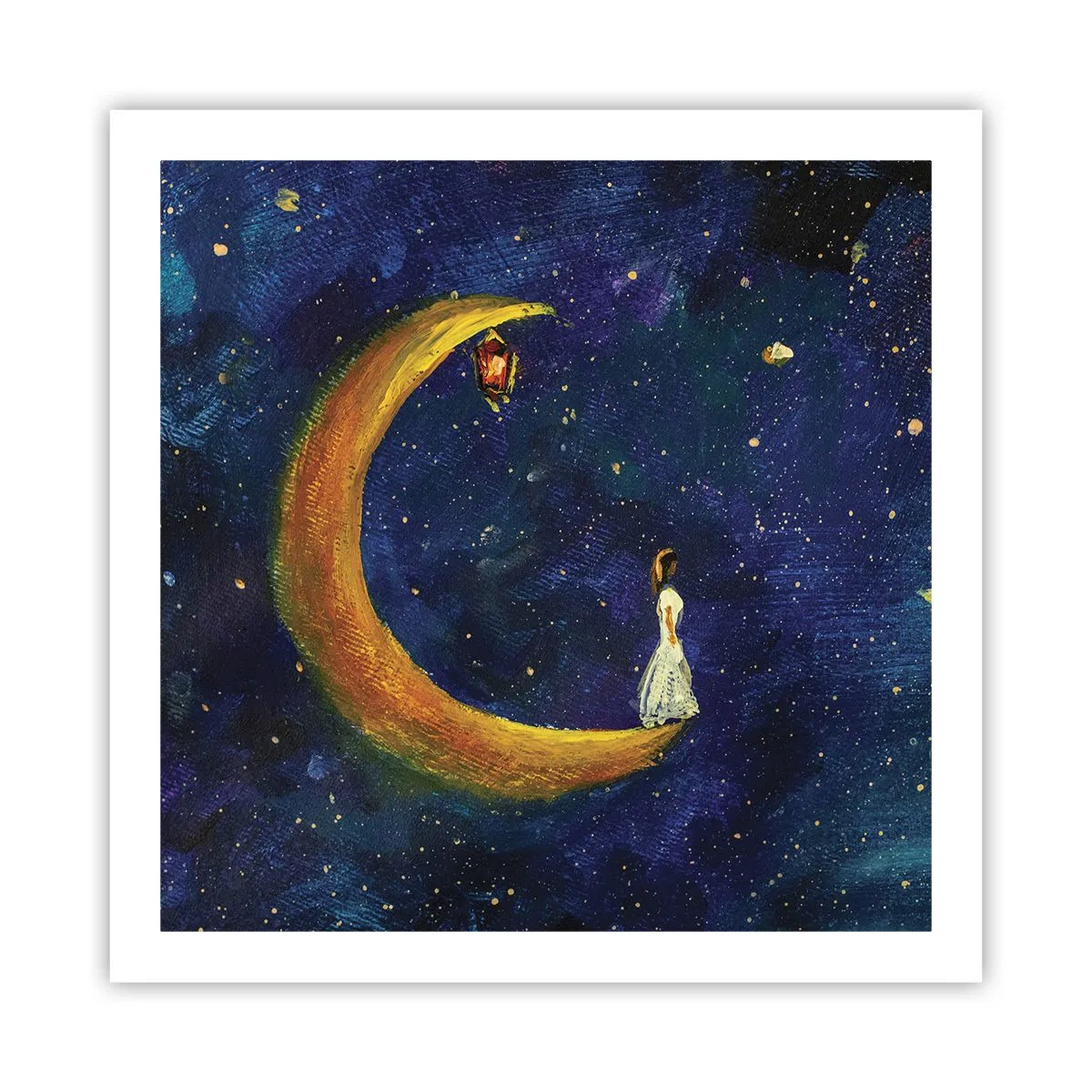 Póster - La llamada de la Luna - 60x60 cm