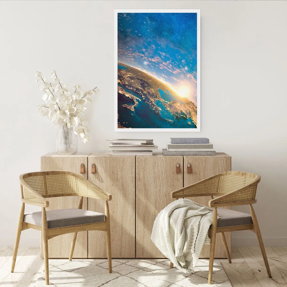 Póster - Mirémonos a nosotros mismos desde la distancia - 30x40 cm
