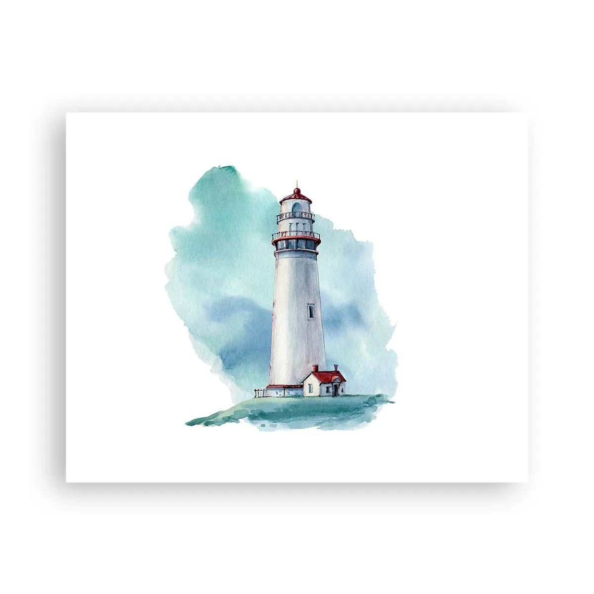 Póster - Gentil hermana del azul - 50x40 cm
