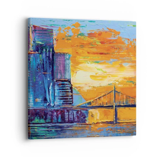 Cuadro sobre lienzo - Impresión de Imagen - Cultura y naturaleza - 40x40 cm