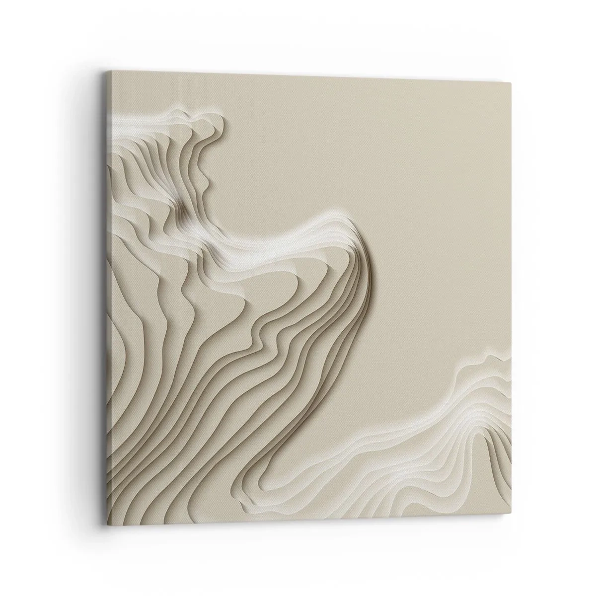 Cuadro sobre lienzo - Impresión de Imagen - Topografía del arte - 70x70 cm