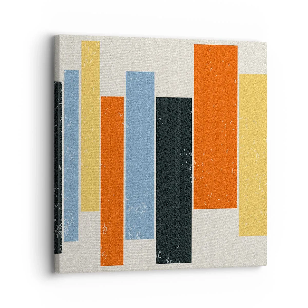 Cuadro sobre lienzo - Impresión de Imagen - Barras multicolor - 30x30 cm
