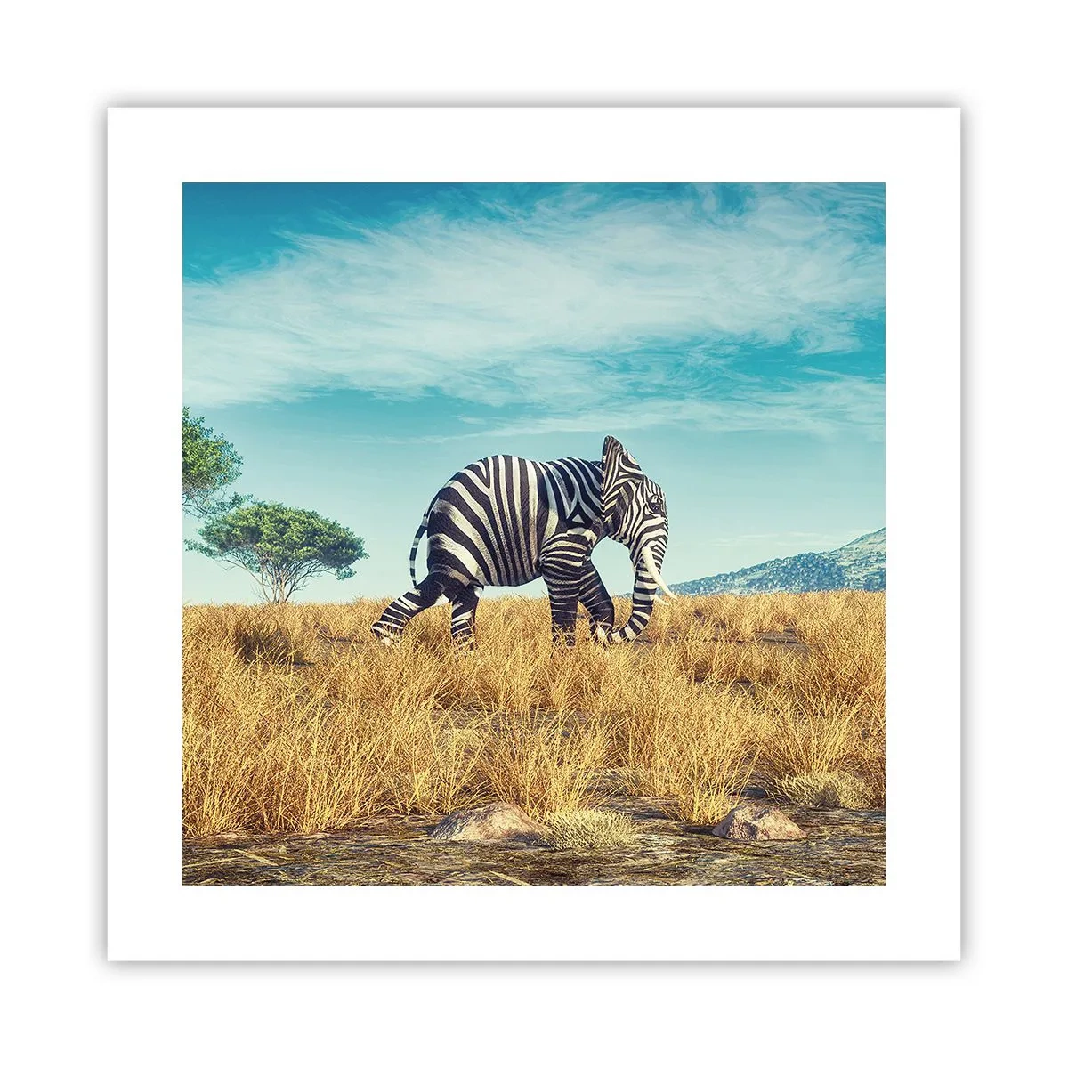 Póster - El gris ya no está de moda - 40x40 cm