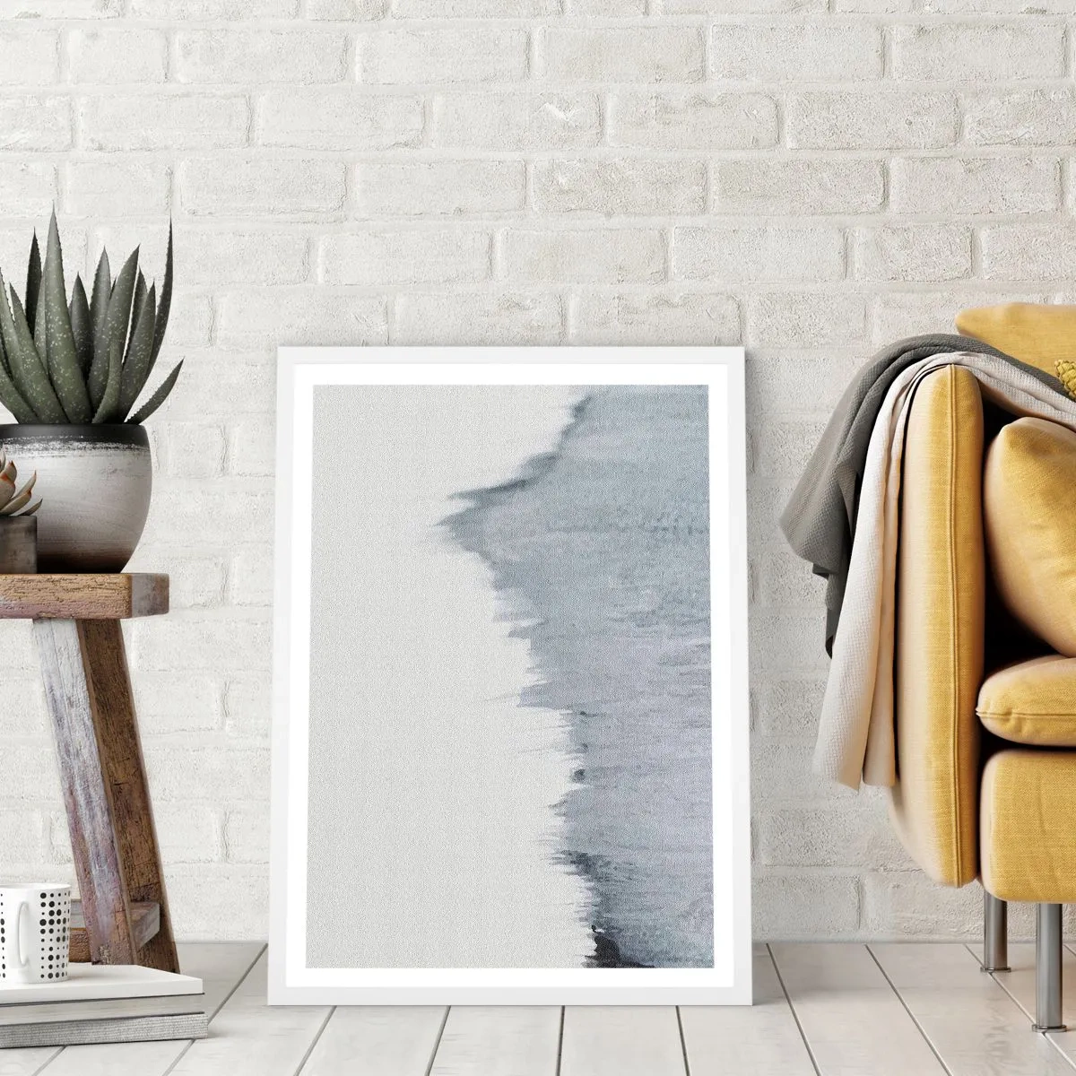 Póster en marco blanco - Una señal misteriosa - 50x70 cm