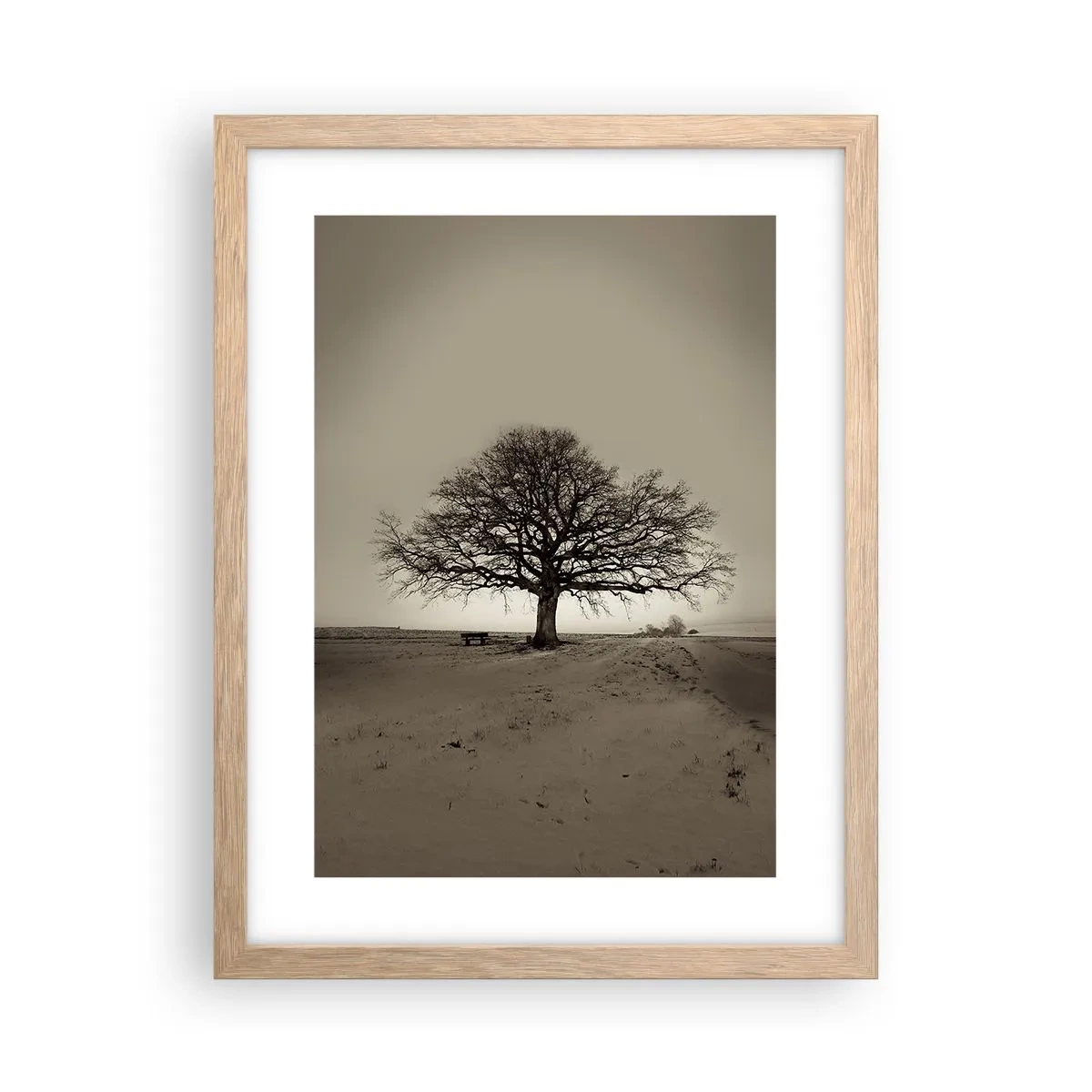 Póster en marco roble claro - De aquí a la eternidad - 30x40 cm