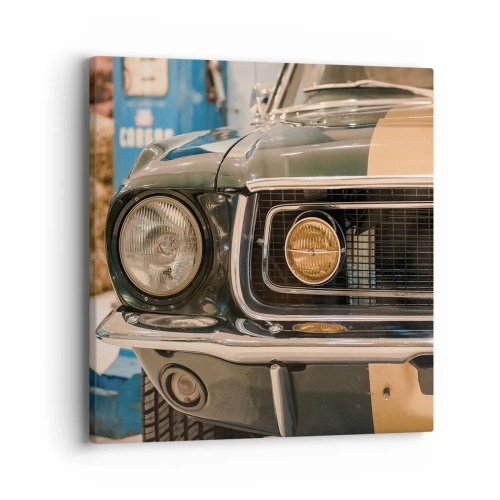 Cuadro sobre lienzo - Impresión de Imagen - Encuentro con una leyenda - 40x40 cm