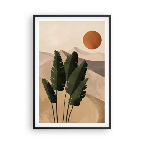 Póster en marco negro - El triunfo de la vida - 61x91 cm
