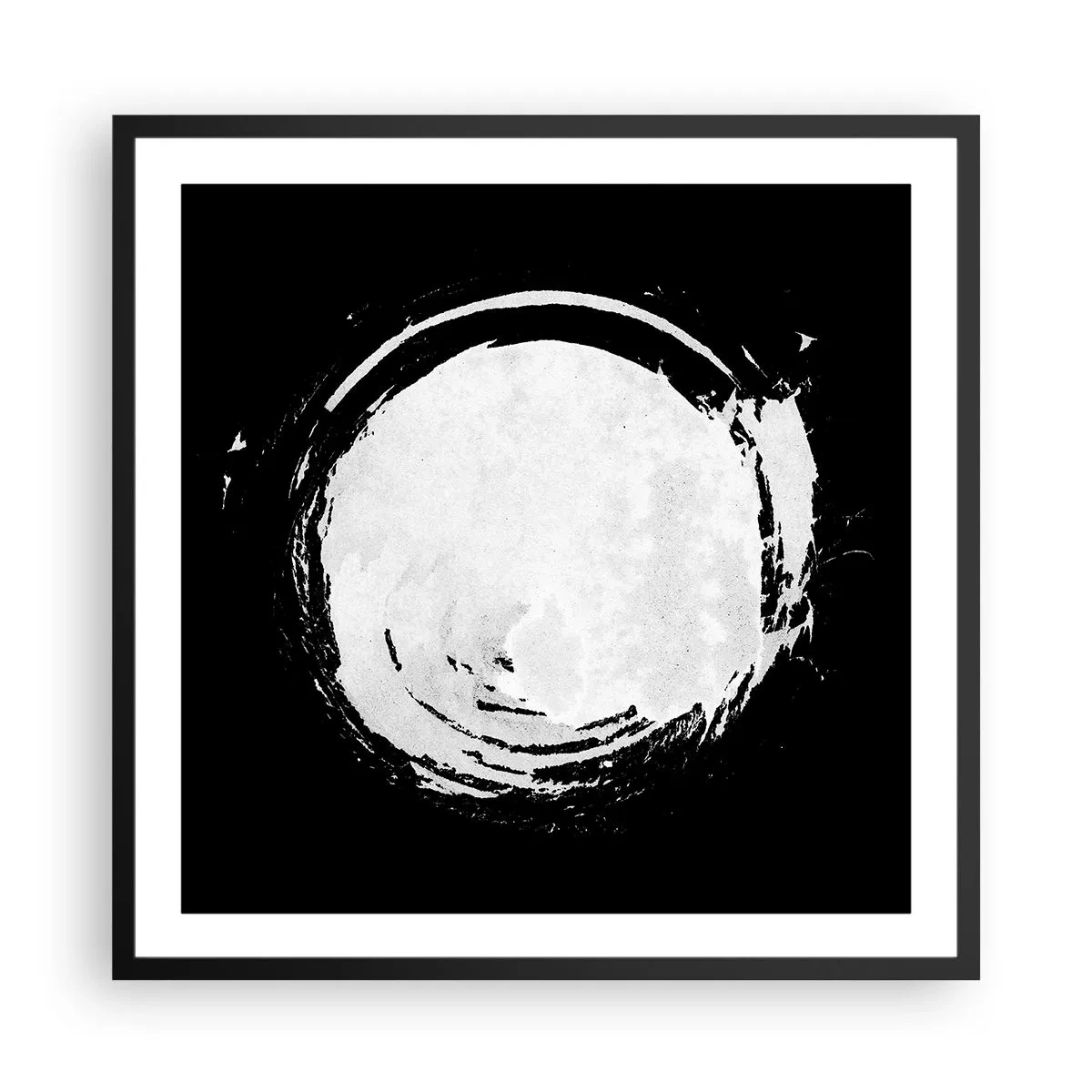 Póster en marco negro - La buena salida - 60x60 cm